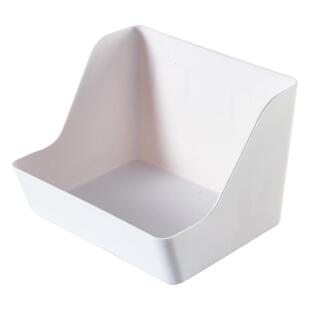 实用小东西收纳盒大敞口收纳挂篮板置物架储物盒墙上免打孔加厚盒