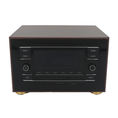 大众原车收音CD机改装家用机箱