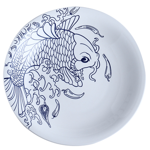 新款剁椒鱼头专用盘鱼头泡饼泡饭带炉座酒精蜡烛加热保温蒸鱼碟子