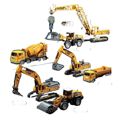 合金工程车玩具|超5000次加购