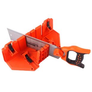 夹背锯木工切割工具斜锯柜规45度斜切锯盒手工锯子石膏线切角神器