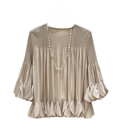 母亲节礼品气质褶皱妈妈套装礼物