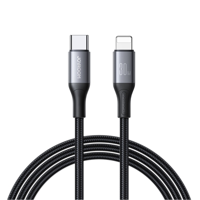 机乐堂适用苹果16pro数据线PD30W快充线iphone14充电线13promax手机车载加长2米typec转lightning双头typec线