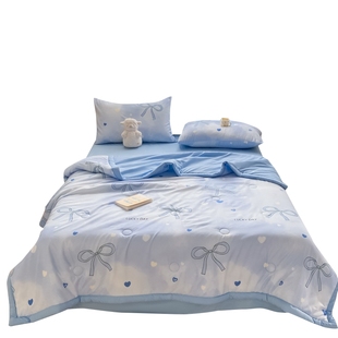 2025新款夏季夏凉被毛毯办公室午睡毯子空调被单人夏被非纯棉全棉