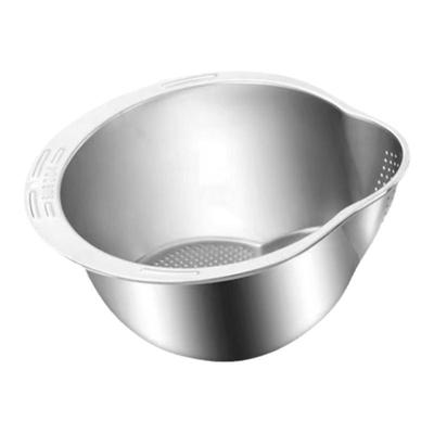 不锈钢沥水篮洗水果洗菜