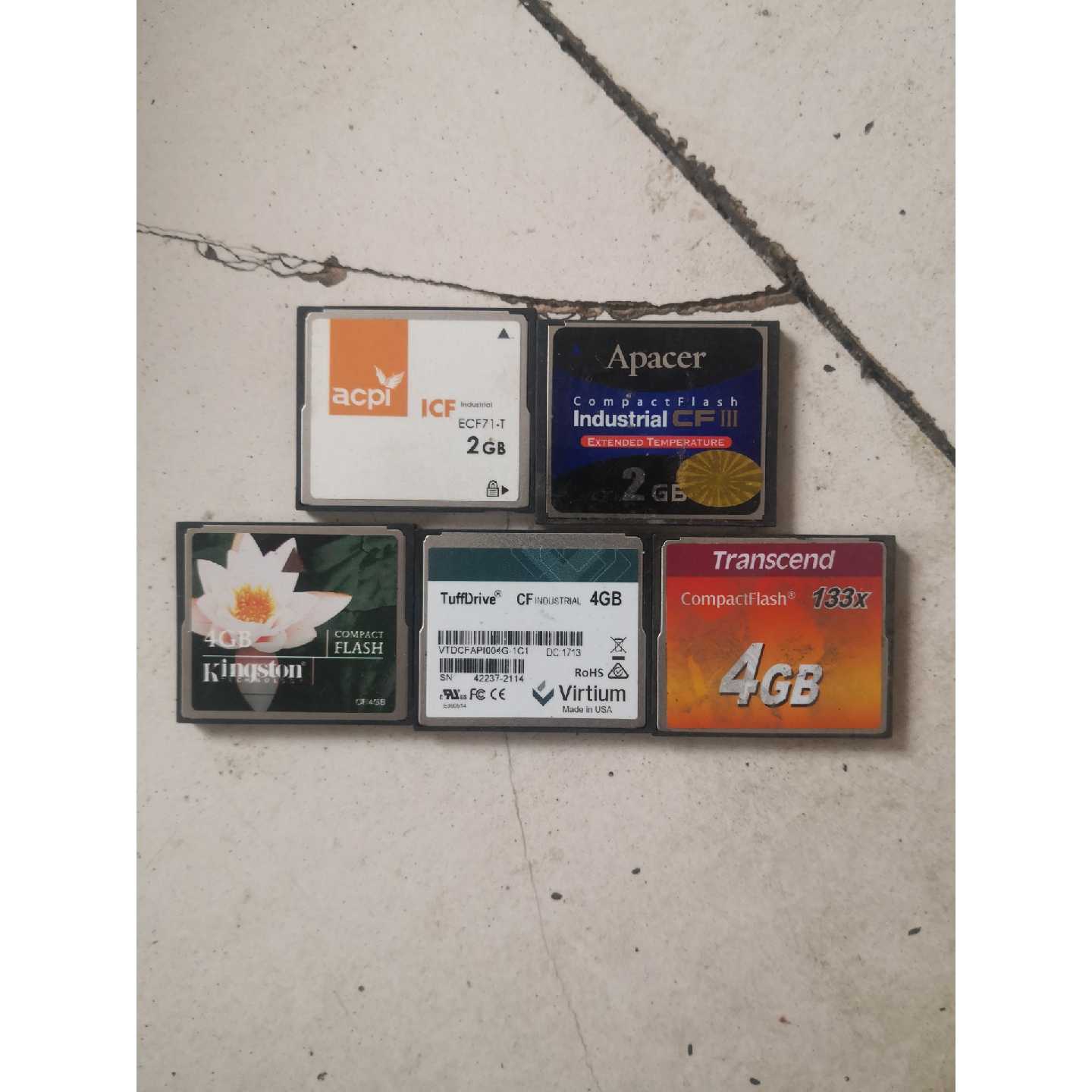 议价4G工业级CF卡 一共5张