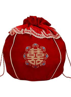 结婚喜盆包袱皮一对女方陪嫁用品