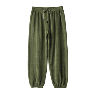 280克 法兰绒情侣款家居裤 男士女士居家睡裤 冬款保暖家居服裤子