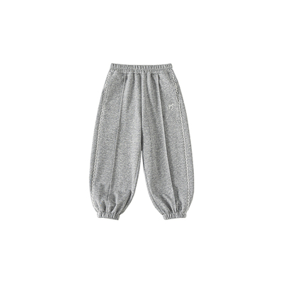 INSbobo儿童裤子休闲花边卫裤