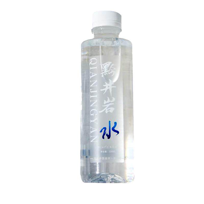 黔井岩天然泉水330ml弱碱性饮用富锶矿物质家庭旅行小瓶装整箱装