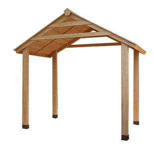 顶楼露台木制凉亭户外花园简易亭子天台木质遮阳雨棚庭院小屋帐篷