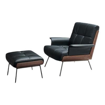 大黑牛沙发椅意式单人真皮Daiki设计师轻奢卧室阳台客厅休闲椅子