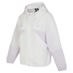 adidas阿迪达斯女子新款速干时尚防风休闲连帽运动夹克外套IP0751