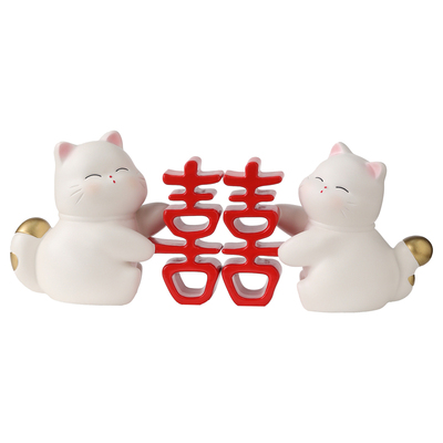 订婚礼物喜字结婚摆件送新人礼盒