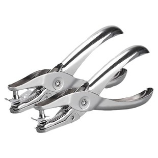 打孔机圆孔纸张卡片小型圆形打洞文具活页本文件装订打眼手动手工打孔器diy书本会员卡学生圆环单孔厚纸A4纸