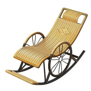 摇摇椅躺椅成人可睡觉阳台家用休闲2025新款老人专用午休懒人藤椅