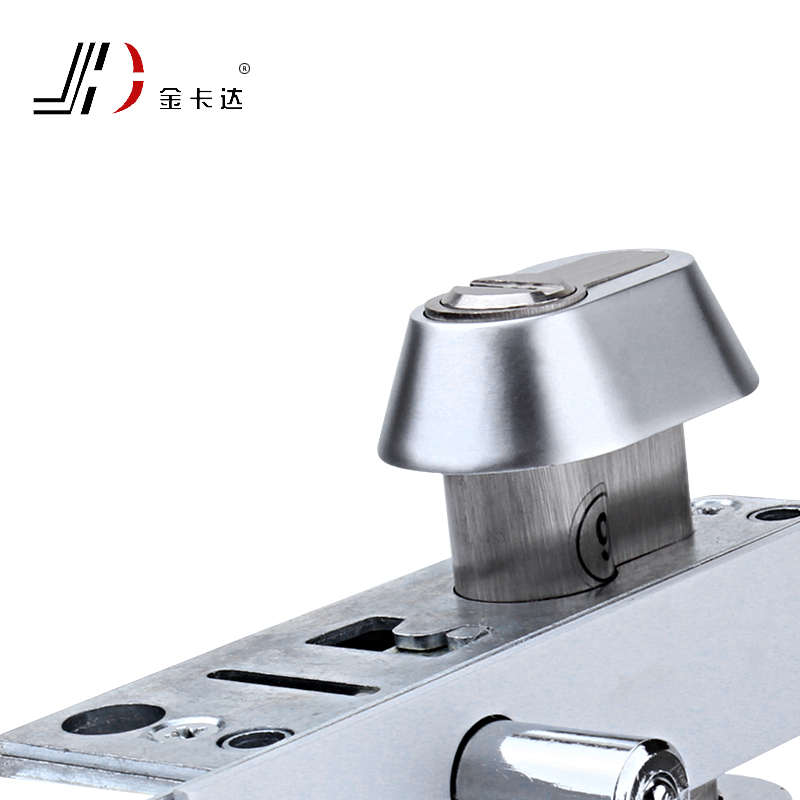 门锁商铺门框玻璃锁铝合金窄框门地锁地弹簧门双开有框门玻璃门锁