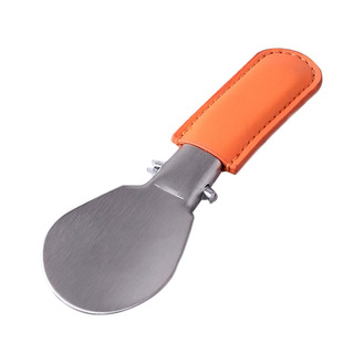 不锈铁电镀小鞋拔子家用迷你可折叠鞋拨小巧便携鞋扒鞋溜子鞋抽小