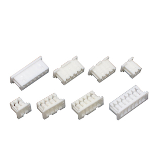 MX1.25mm间距公壳胶壳插头 连接器2P3P4P5P6P7P-12P 母端子接插件