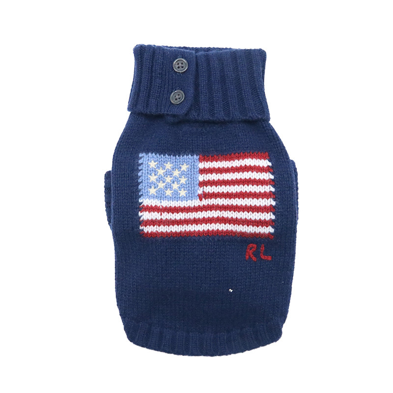 拉夫劳伦旗帜羊毛毛衣狗狗衣服秋冬款保暖防寒Polo Ralph Lauren