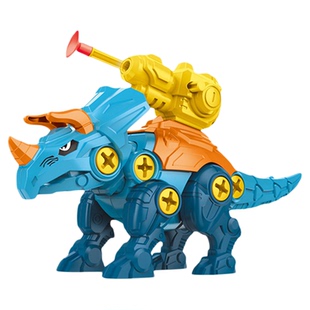 新款DIY拆装拼装恐龙玩具儿童霸王龙拧螺丝男孩智力开发组装益智