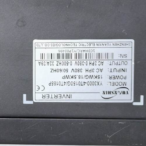 议价YX3000源信变频器主板CPU板， 15KWG/18.5K适用