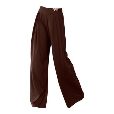 一梵瑜伽裤褶皱垂感宽松直筒裤女