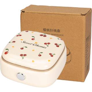 摩登主妇樱桃针线盒家用结婚高质量新款磁吸带缝补神器针线包套装
