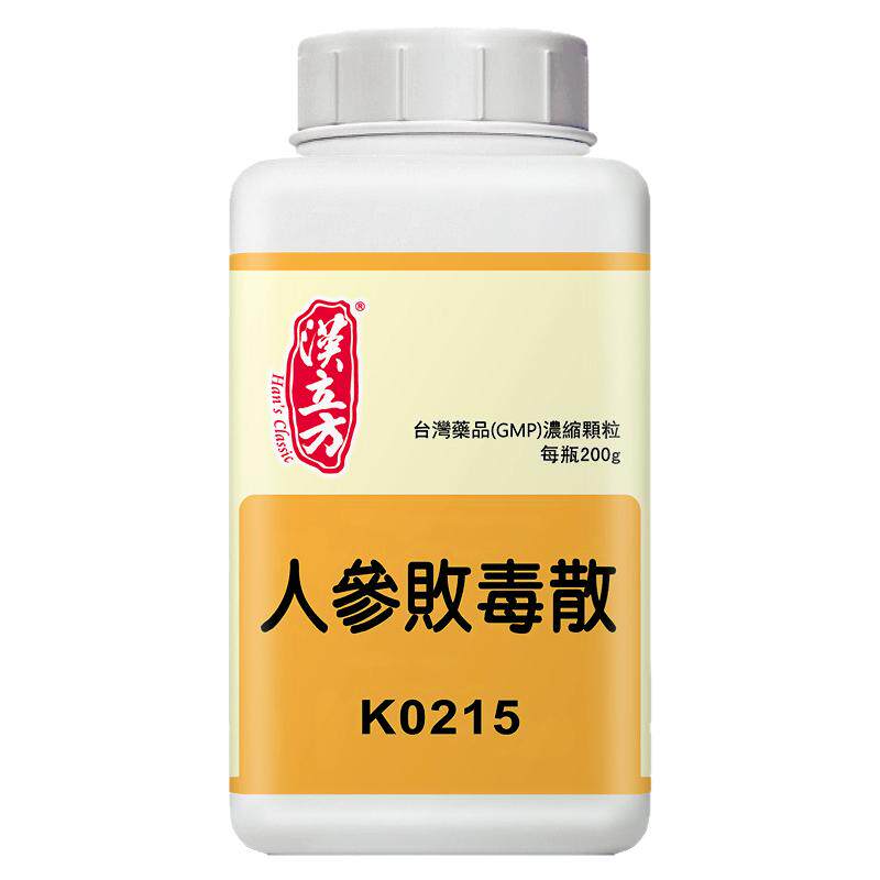 汉立方人参败毒散颗粒祛风散寒除湿台湾中成药肢体痠痛