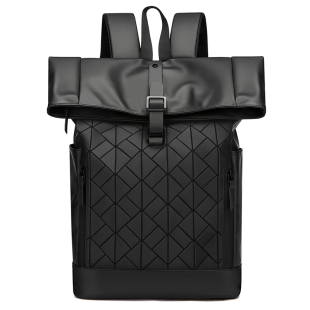 双肩包男士大容量旅行背包电脑书包高中初中生休闲皮质男包潮新款