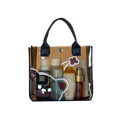 新款化妆包女手提袋透明防水旅行护肤品洗漱包健身游泳洗澡收纳袋