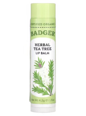 badger贝吉獾茶树香草有机润唇膏