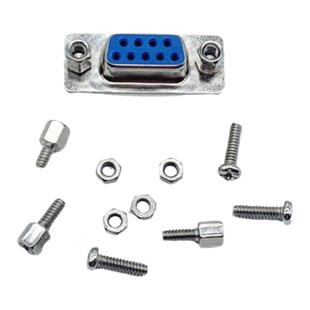 DB头十字槽螺丝4#-40*5+7DB9串口螺丝DB头六角螺柱VGA螺柱DB25DB9