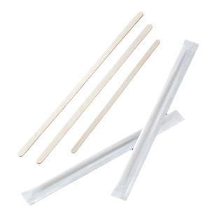 一次性咖啡搅拌棒纸杯奶茶热饮婴儿奶粉棍商用独立包装长柄木棒棍