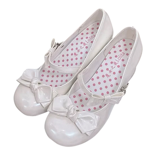 魔女之夜正品日系lolita小皮鞋优雅款玛丽珍单鞋仙女风高跟鞋女夏