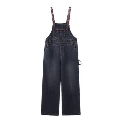 背带裤长裤常规款牛仔面料