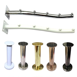 服装店上墙点挂壁挂打孔挂钩试衣间钩挂衣展示架钉挂铁艺复古水晶