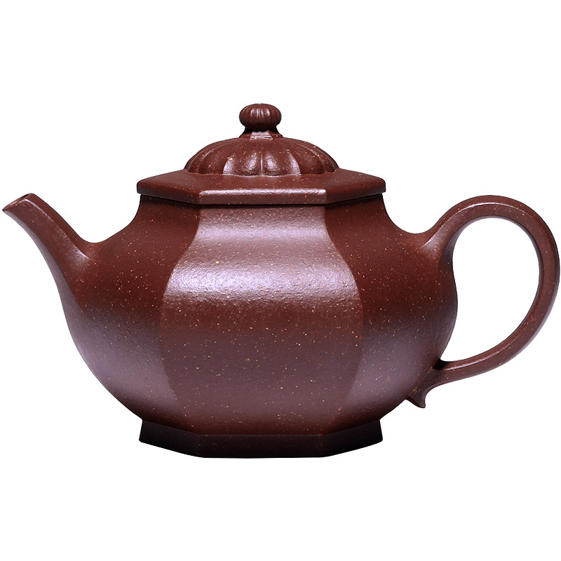 和泥有缘复古紫砂六方茶壶