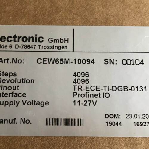 议价TR 拉绳编码器CEW65M-10094   D-78647  TR-ECE-T1-DBG-0131
