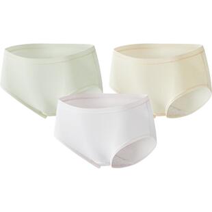 [3条]三枪内裤女10A抗菌高弹透气纯棉裆三角裤不夹臀柔软女生
