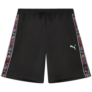 PUMA彪马男撞色花卉运动休闲宽松短裤 FLORAL SHORTS 7” 633351