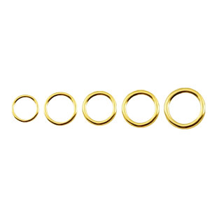 14K包金开口圈/闭口圈项链手链收尾连接圈手工diy饰品配件O圈接环