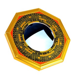 八卦镜大门家用门口窗户凹凸镜子九宫太极凸面怎么挂农村摆件挂件