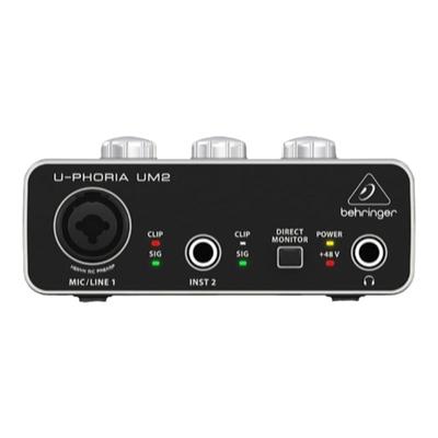 百灵达UM2录音直播外置USB声卡