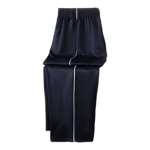 校服裤子春秋夏季直筒藏青学生初高中生一条杠小学生藏青色一道杠