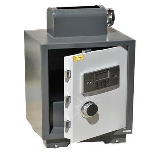 金友投币柜宾馆前台专用保险箱74CM高办公酒店收银手摇式保险柜