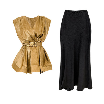 名媛时尚套装裙半身裙两件套装