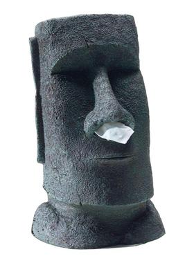 摩艾复活节岛搞怪风moai纸巾盒