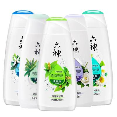 六神清凉爽肤沐浴露450ml