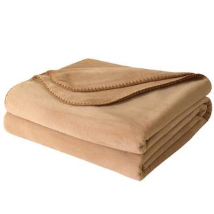 水星家纺毛毯办公室午休毯子A类保暖空调盖毯抗静电沙发毯25新品